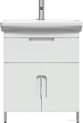 Belux Тумба под умывальник Мадейра Н 65-01 (1, белый глянцевый)