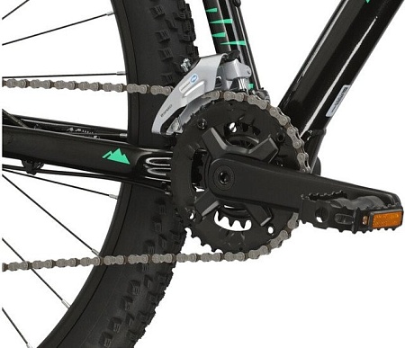 Велосипед Kross Level 1.0 29 XL/20" 2024 (черный/зеленый)