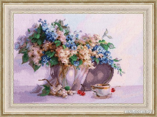 Набор для вышивания Золотое руно Астильба и дельфиниум ЛЦ-080