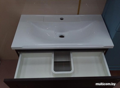 Misty Тумба под умывальник Марта 80 (напольная, темный бетон)