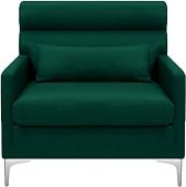 Интерьерное кресло Brioli Отто (экокожа, L15 зеленый)