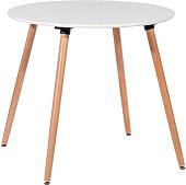 Кухонный стол Stool Group Rookie Round (белый/дерево)