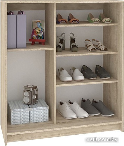 Тумба для обуви Кортекс-мебель Сенатор ШК42 Классика (береза)