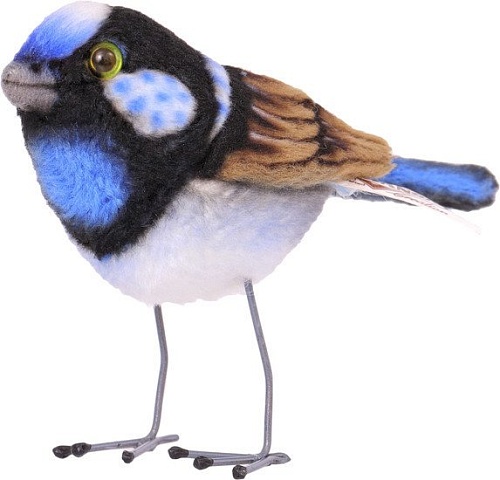 Классическая игрушка Hansa Сreation Птица крапивник голубой 6035 (7 см)