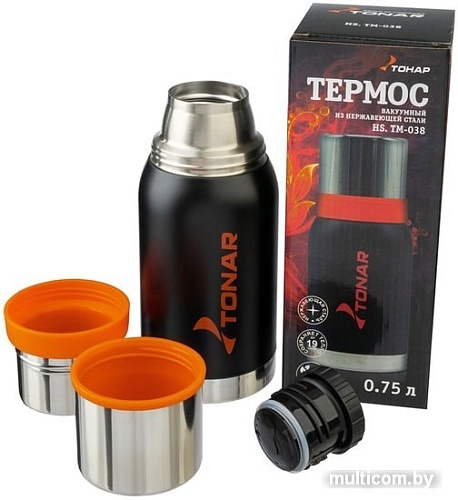 Термос Тонар HS.TM-038 0.75л (черный)