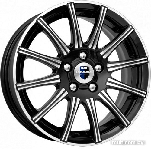 Литые диски K&K Сиеста 15x6" 5x100мм DIA 57.1мм ET 38мм Алмаз черный