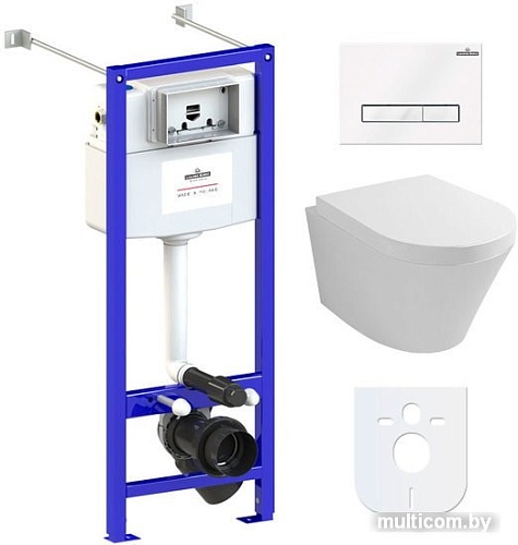 Унитаз Lavinia Boho Relfix Biore Compacto Rimless 6 в 1 77050177