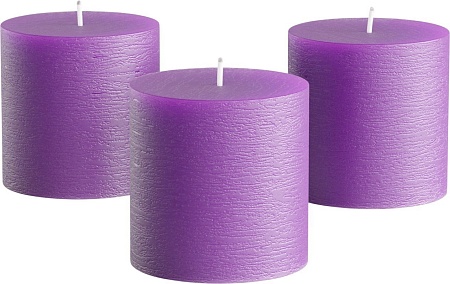 Набор свечей Мелт 75 мм (3 шт, темно-фиолетовый)