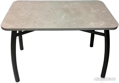 Кухонный стол Solt 120x80 (бетао/ноги усиленные шелби-дуо черные)