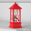 Светильник Luazon Фонарь красный Дед мороз 4843964