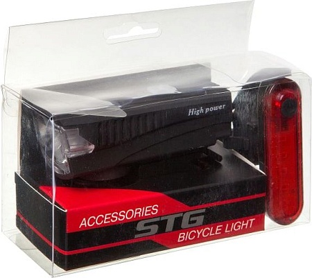 Передний и задний фонарь STG FL1588 + BCTL5477