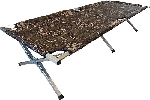 Раскладушка Медведь 200x75x45 (утепленная, со спальным мешком BalMAX Аляска Standart Series до -20°C урбан)