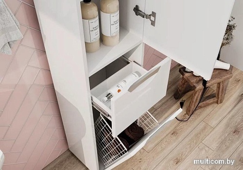 Volna Шкаф-пенал Adel 35 c корзиной