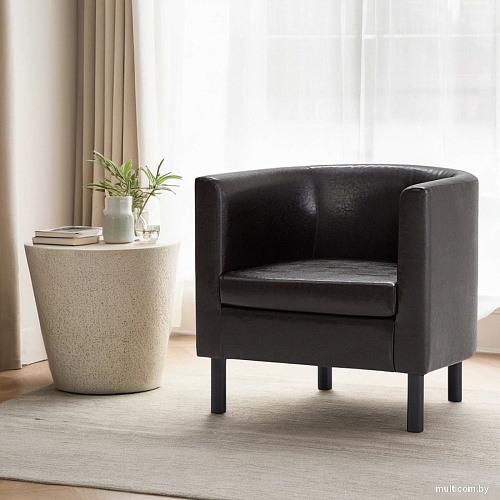 Интерьерное кресло Mio Tesoro Агата 351 (коричневый 87)