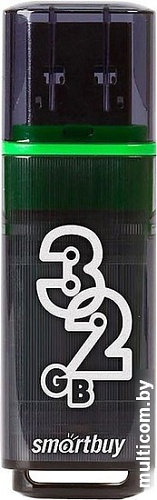 USB Flash Smart Buy Glossy Dark Grey 32GB [SB32GBGS-DG]