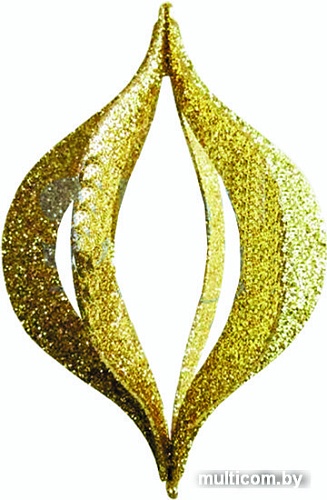 Елочные игрушки Neon-night Сосулька складная 3D (51 см, золотой) [502-321]