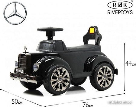 Каталка RiverToys Mercedes-AMG 300S G300GG (черный глянец)