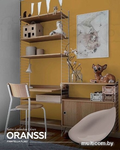 Краска Finntella Foxy Lapselli Matte Oranssi F-50-1-3-FL262 2.7 л (желтый)