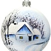 Елочная игрушка Декарт Зимняя избушка 8Ш0079