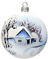 Елочная игрушка Декарт Зимняя избушка 8Ш0079