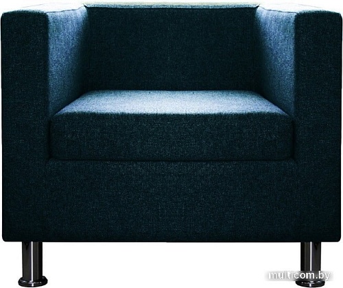 Интерьерное кресло Brioli Билли (рогожка, J17 темно-синий)