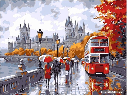 Картина по номерам Lori Улицы Лондона Кпн-353