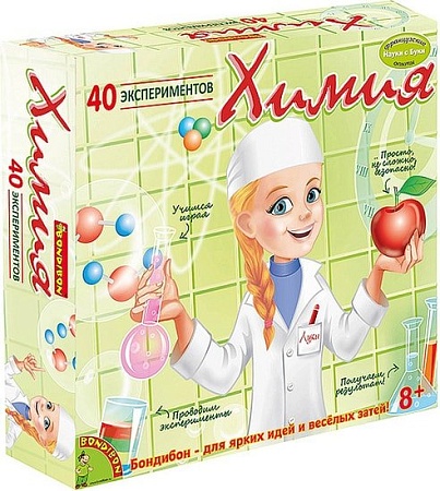 Набор для опытов Bondibon Науки с Буки Химия ВВ1060