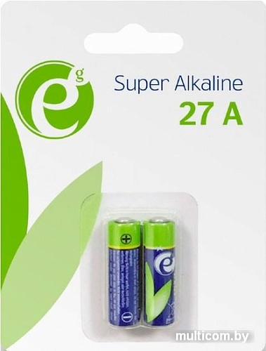 Батарейки EnerGenie Super Alkaline 27A 2 шт. EG-BA-27A-01