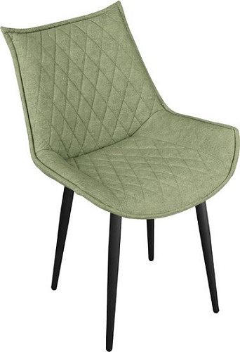 Стул Трия Фэнди К1С (черный муар/микровелюр Duna Olive)