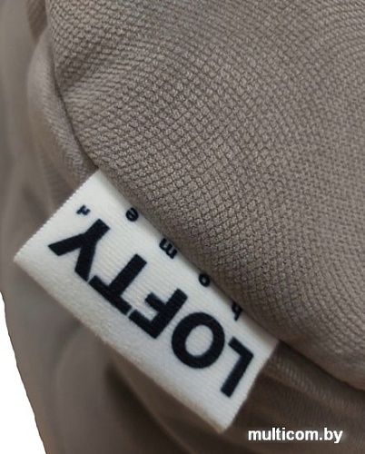 Кресло-мешок LoftyHome Энджой XL (велюр, серый)