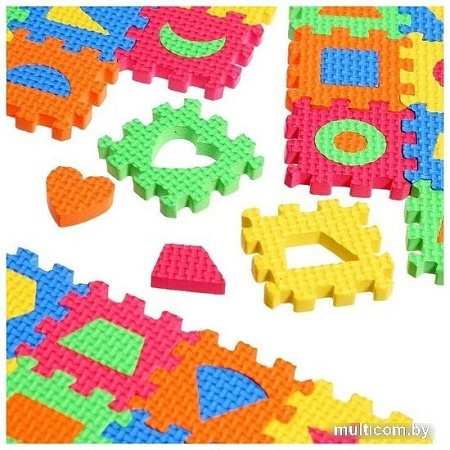 Коврик-пазл Zabiaka Изучаем геометрические фигуры 5305870