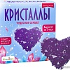 Набор для опытов Bumbaram Кристаллы. Чудесное сердце фиолетовое A124