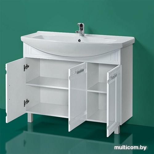 Акваль Тумба Оливия 105 с умывальником Элеганс 1050 [EO.01.05.00.N]