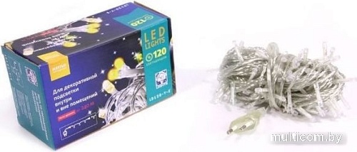 Новогодняя гирлянда SHLights LD120-Y-E (12 м)
