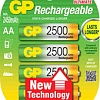 Аккумуляторы GP AA 2500mAh 4 шт. (250AAHC)