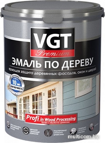 Эмаль VGT ВД-АК-1179 по дереву Профи (база А, 2.5 кг)