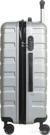 Чемодан-спиннер National NLT107-S (серебристый)
