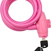 Тросовый велозамок Rexant 79-0314 150 см (розовый)