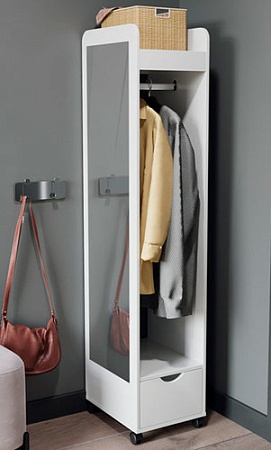 Вешалка для одежды Трия Лайт (белый глянец)