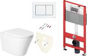 Унитаз подвесной Saniteco KW-9005W + TECE Kit 9400413