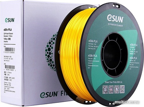 eSUN eSilk PLA 1.75 мм 1000 г (желтый)