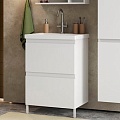 Belux Тумба под умывальник Эридан Н 60-02 (1, белый глянцевый)