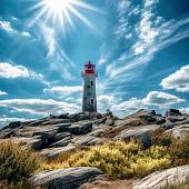 Алмазная мозаика Феникс+ Путь к маяку 65572