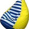 Кресло-мешок Flagman Груша Мини L Г0.1-0717 (желтый/полосатый)