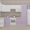 Угловая кухня ВерсоМебель ЭкоЛайт-5 1.3x2.7 правая (белый/вереск)