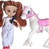 Кукла Qunxing Toys Мия с лошадью 58003