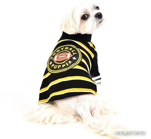 Футболка Puppia Touchdown PATD-TS1757-BK-XL (черный)