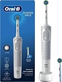 Электрическая зубная щетка Oral-B Vitality D100 Starterkit + 2 насадки (серый)