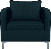 Интерьерное кресло Brioli Терзо (рогожка, J17 темно-синий)