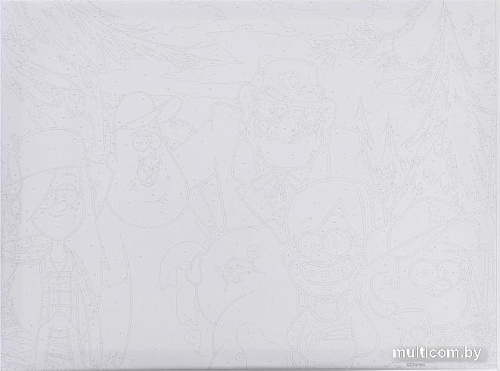 Картина по номерам Disney Дружная семья Гравити Фолз 9570220